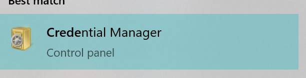Credential Manager